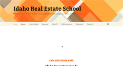 Desktop Screenshot of idahorealestateschool.com
